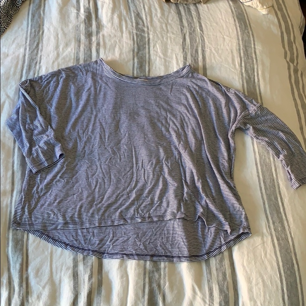 Boxy pinstripe shirt